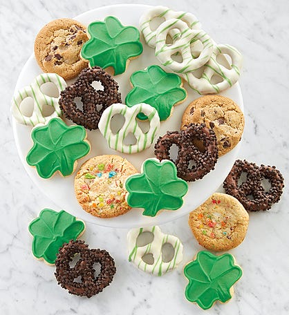 St Patrick’s Day Cookies & Pretzels